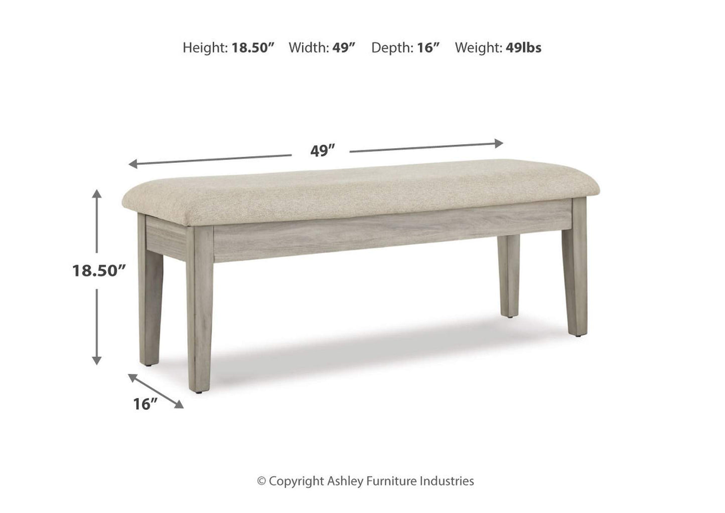 Parellen 48" Bench