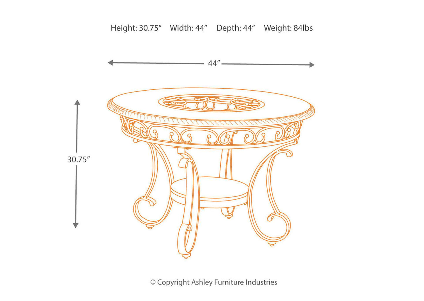 Glambrey Dining Table