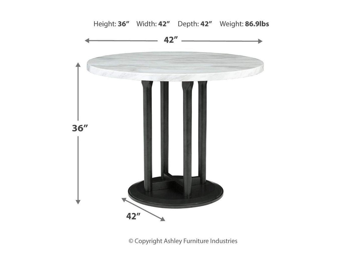 Centiar Counter Height Dining Table