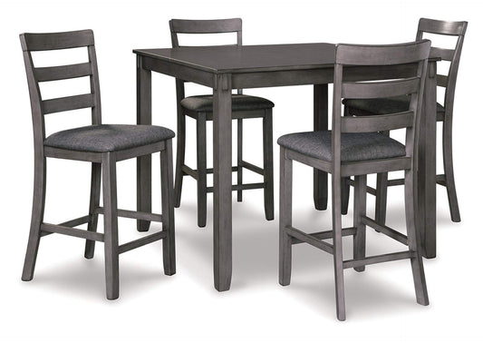 Bridson Counter Height Dining Table and Bar Stools (Set of 5)