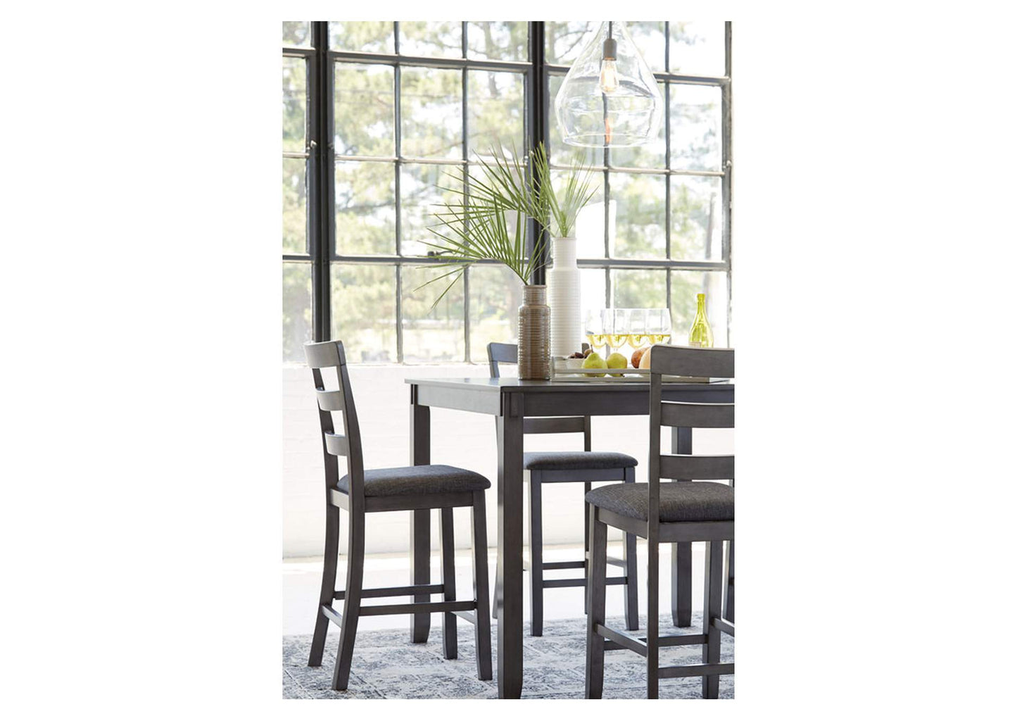 Bridson Counter Height Dining Table and Bar Stools (Set of 5)