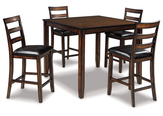 Coviar Counter Height Dining Table and Bar Stools (Set of 5)