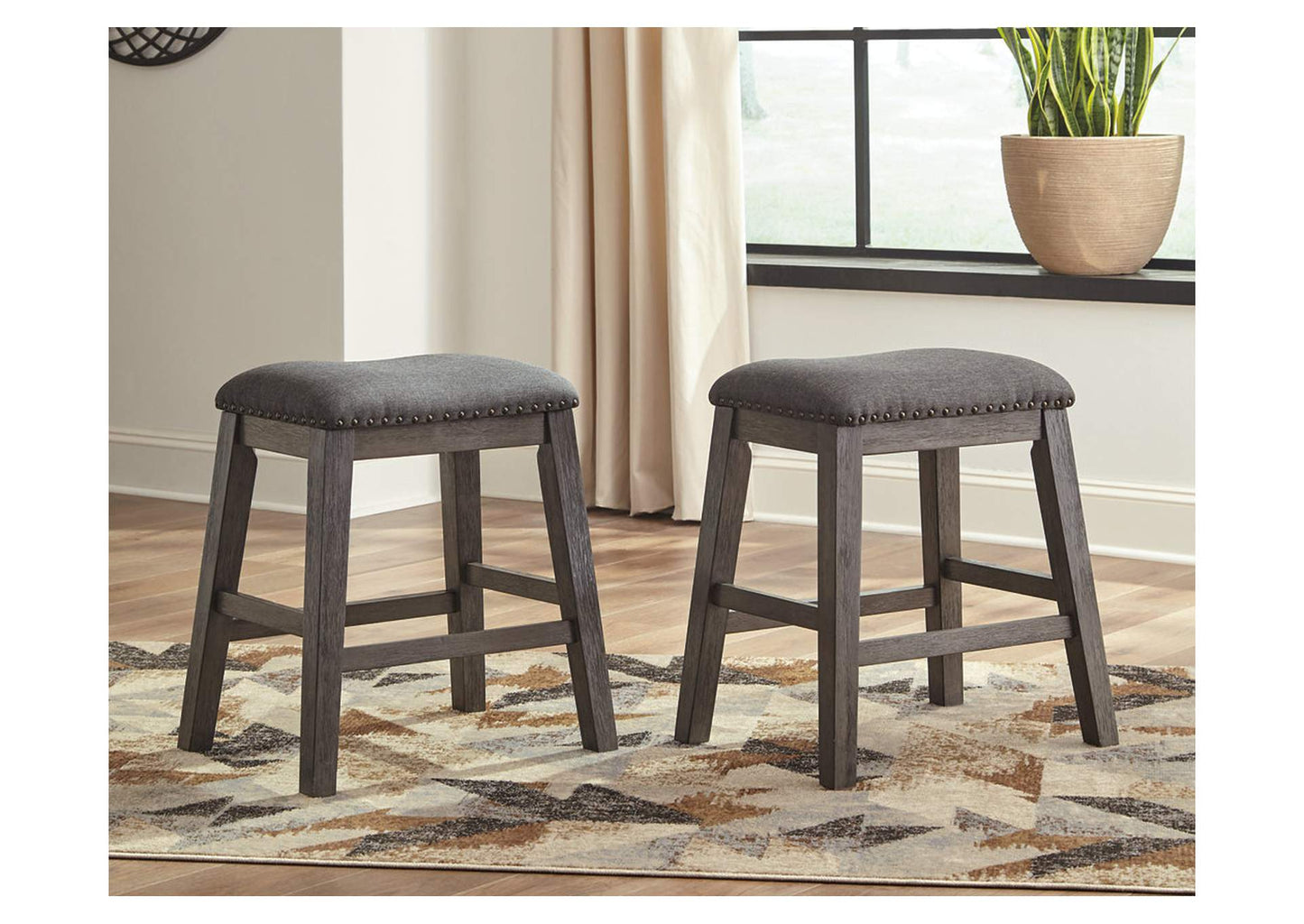 Caitbrook Counter Height Upholstered Bar Stool