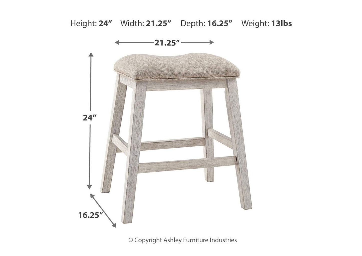 Skempton Counter Height Bar Stool