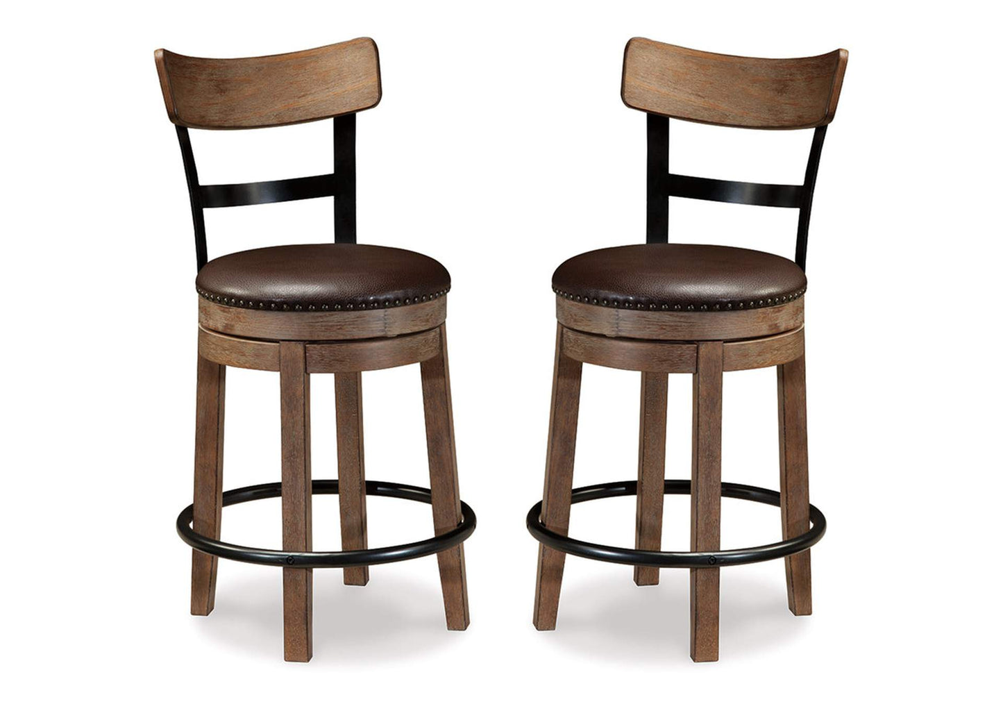 Pinnadel Counter Height Bar Stool (Set of 2)