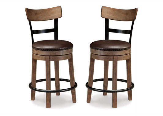 Pinnadel Counter Height Bar Stool (Set of 2)