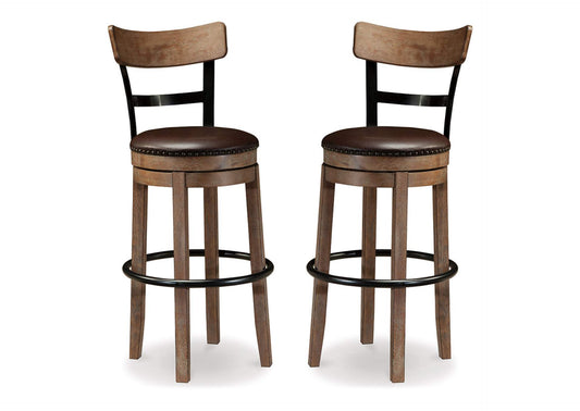 Pinnadel Bar Height Bar Stool (Set of 2)