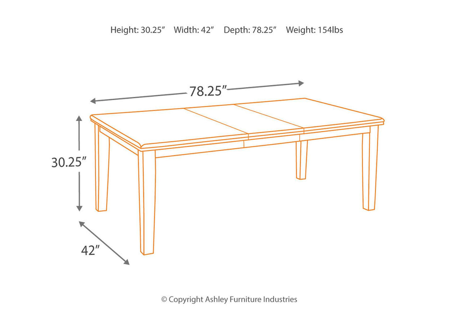 Haddigan Dining Extension Table