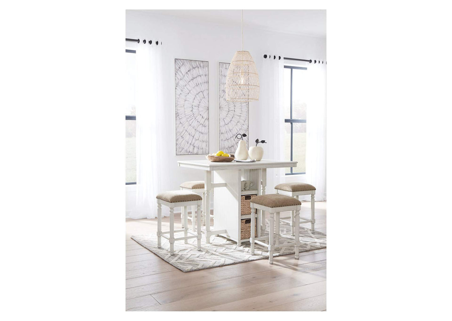 Robbinsdale Counter Height Dining Table and Bar Stools (Set of 5)