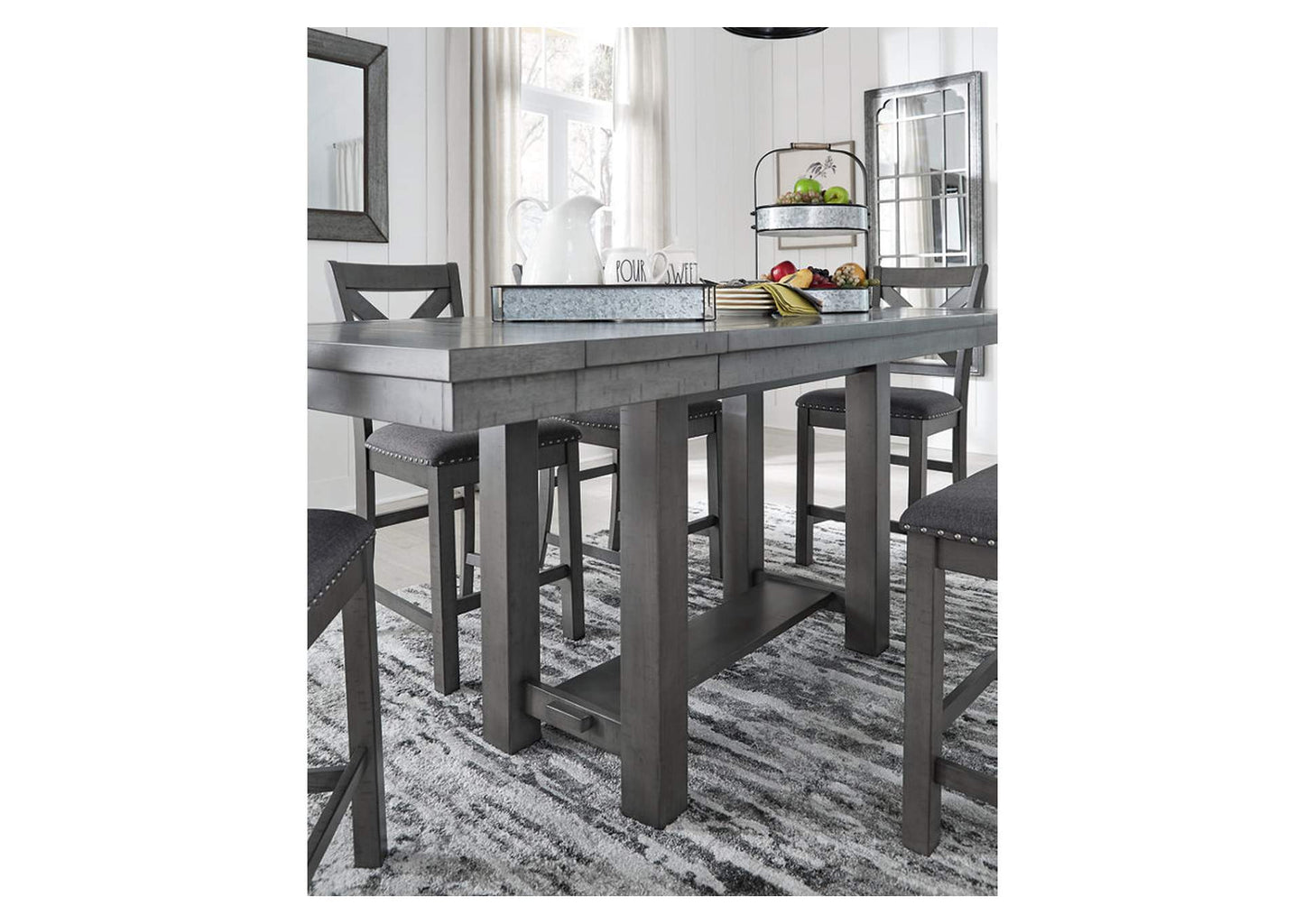 Myshanna Counter Height Dining Extension Table