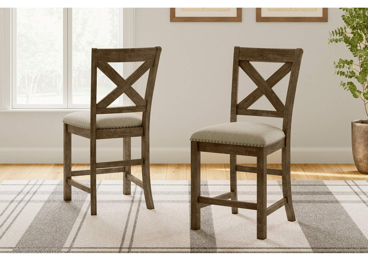 Moriville Counter Height Bar Stool (Set of 2)