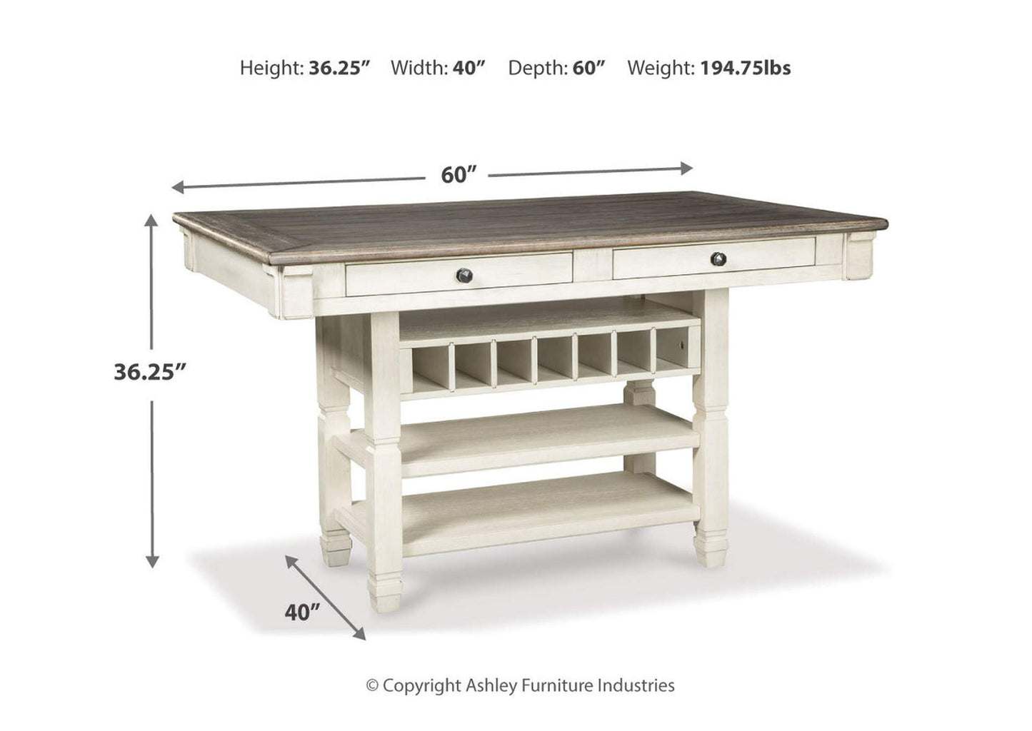 Bolanburg Counter Height Dining Table