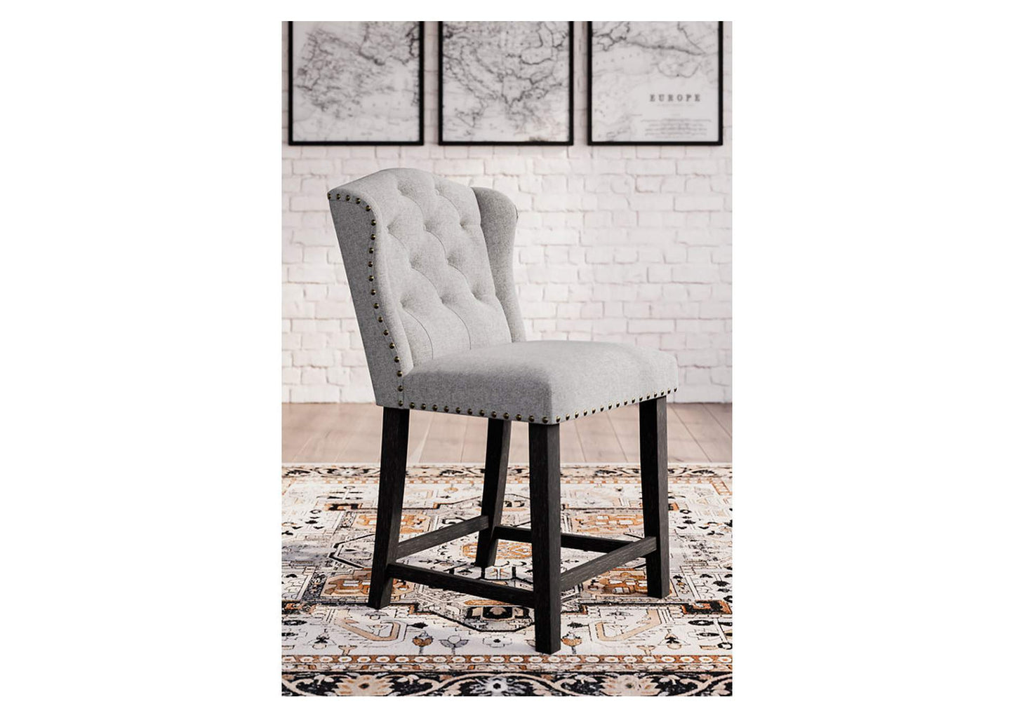 Jeanette Counter Height Bar Stool (Set of 2)