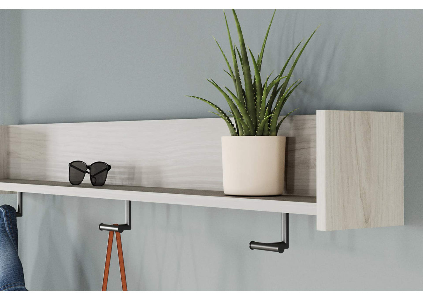 Socalle Wall Mounted Coat Rack with Shelf