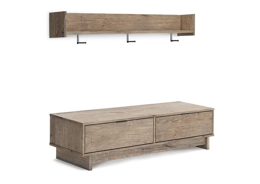 Oliah Bench with Coat Rack