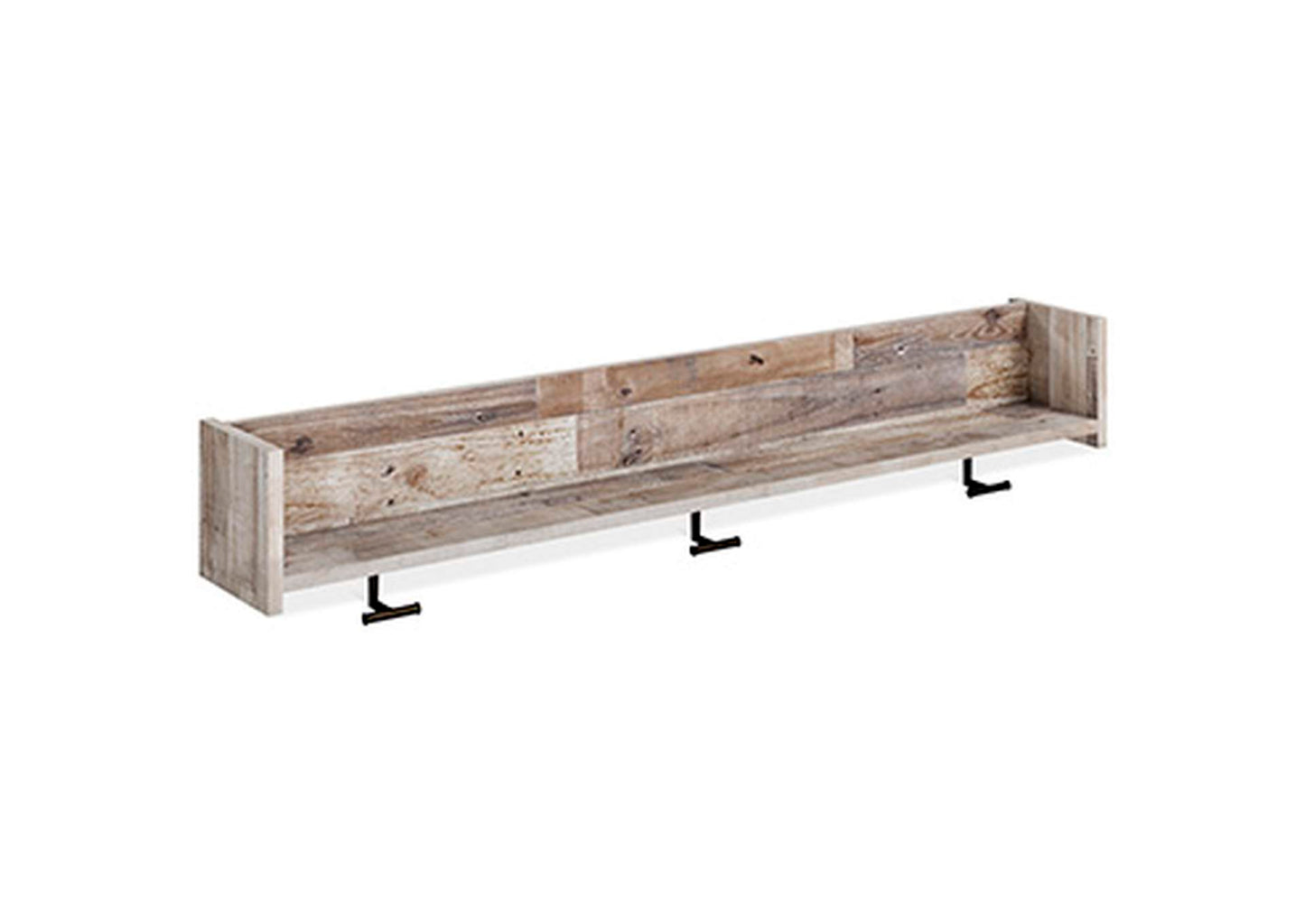 Neilsville Wall Mounted Coat Rack with Shelf