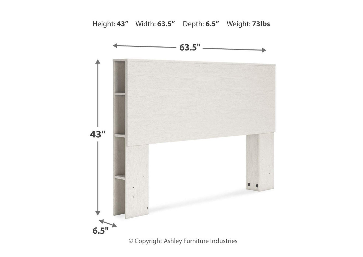 Aprilyn Queen Bookcase Headboard