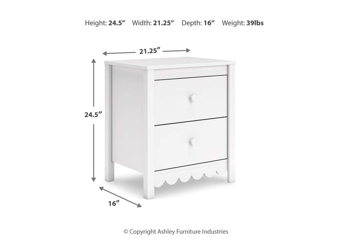 Hallityn Nightstand