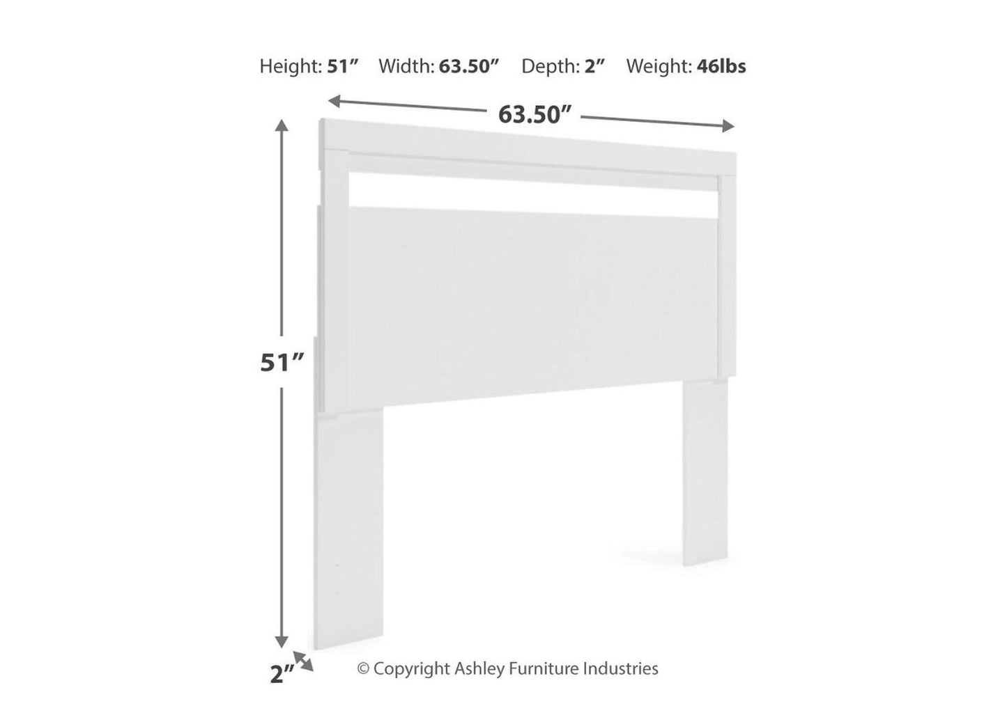 Flannia Queen Panel Headboard