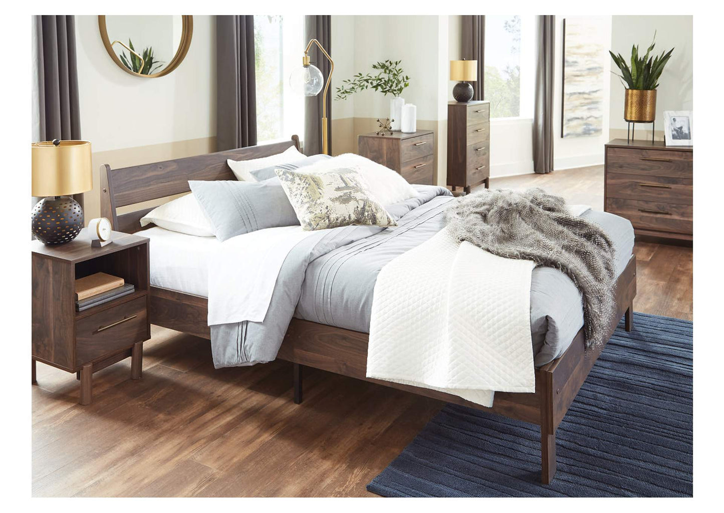 Calverson Queen Panel Platform Bed