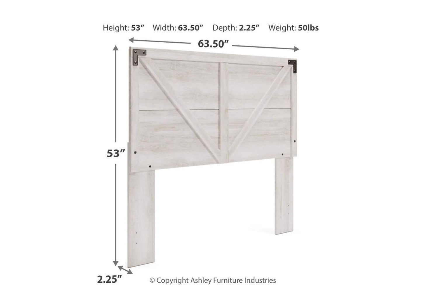 Shawburn Queen Crossbuck Panel Headboard