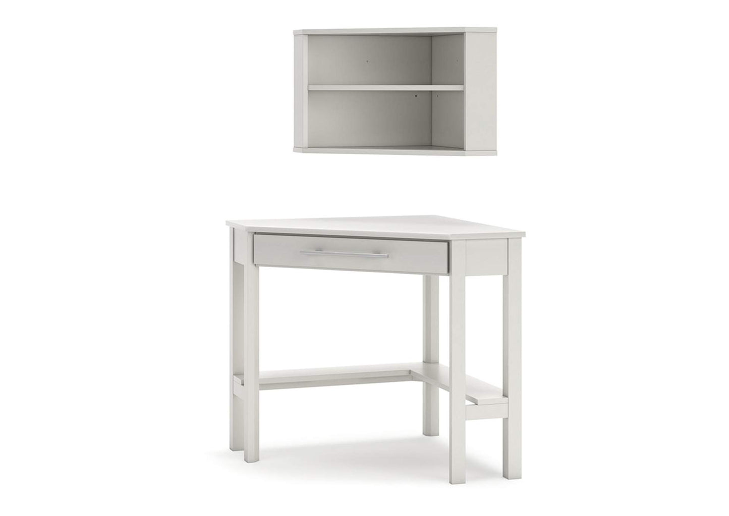 Grannen Home Office Corner Desk with Bookcase