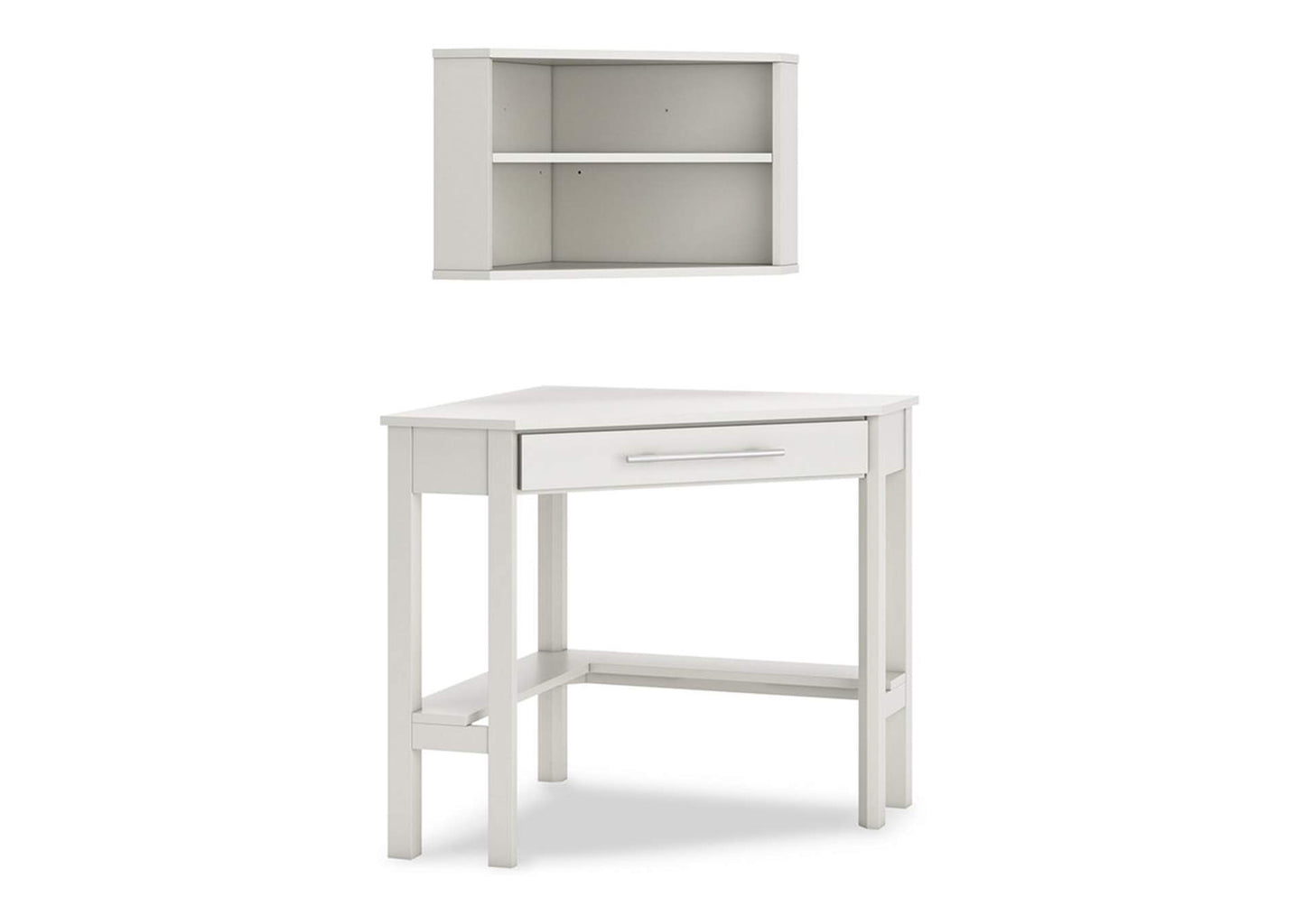 Grannen Home Office Corner Desk with Bookcase