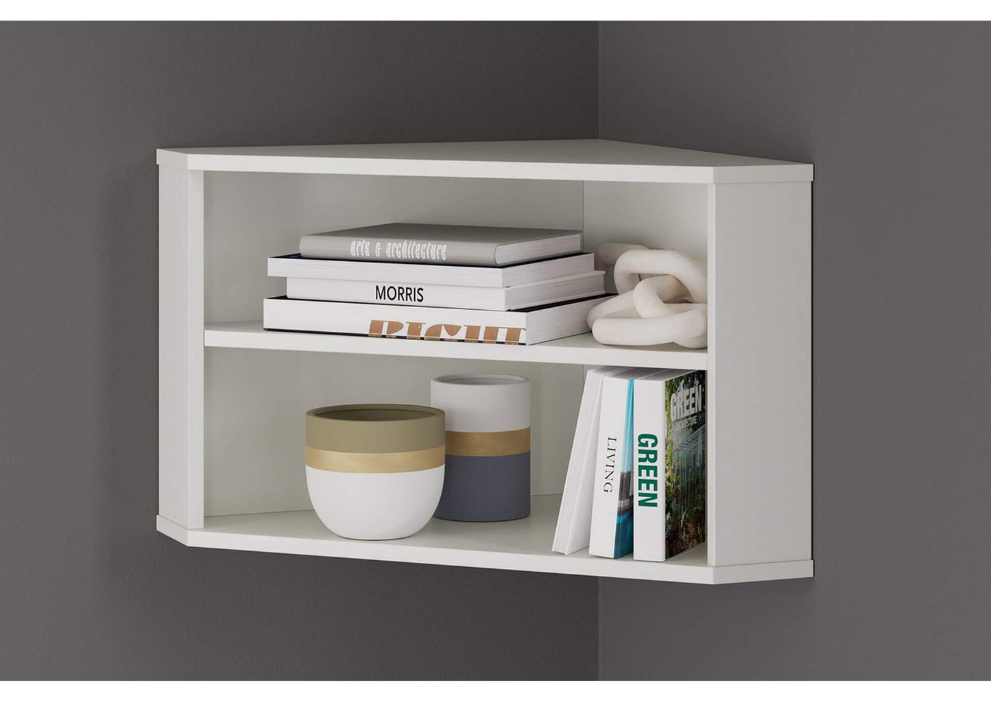 Grannen Home Office Corner Bookcase