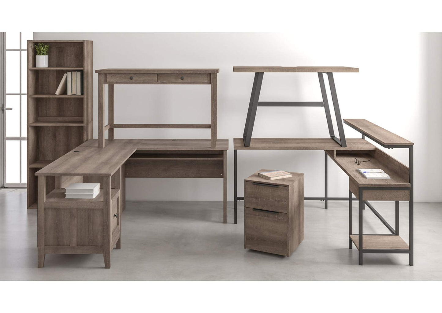 Arlenbry Home Office L-Desk with Storage