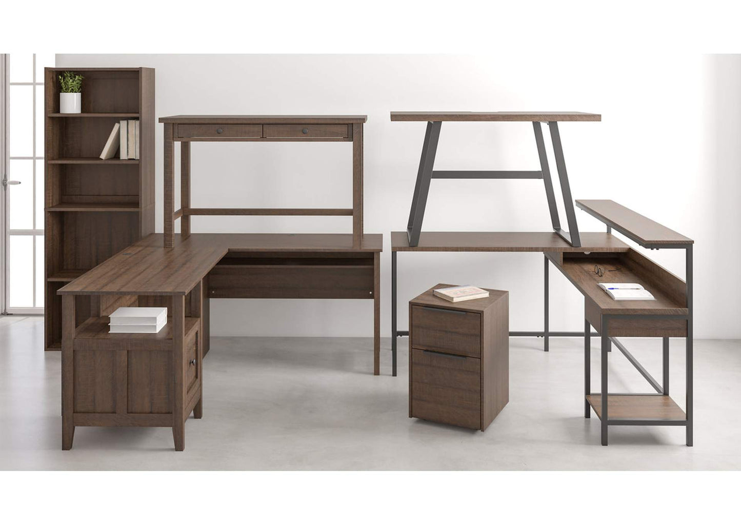 Camiburg Home Office L-Desk with Storage