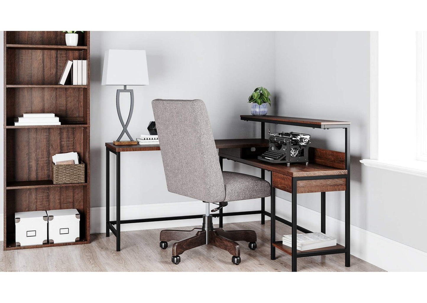 Camiburg Home Office L-Desk with Storage