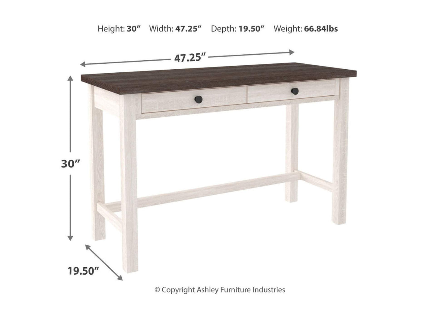 Dorrinson 47" Home Office Desk