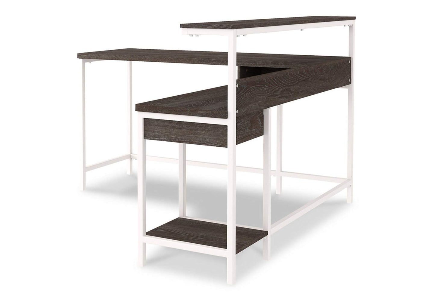 Dorrinson Home Office L-Desk with Storage