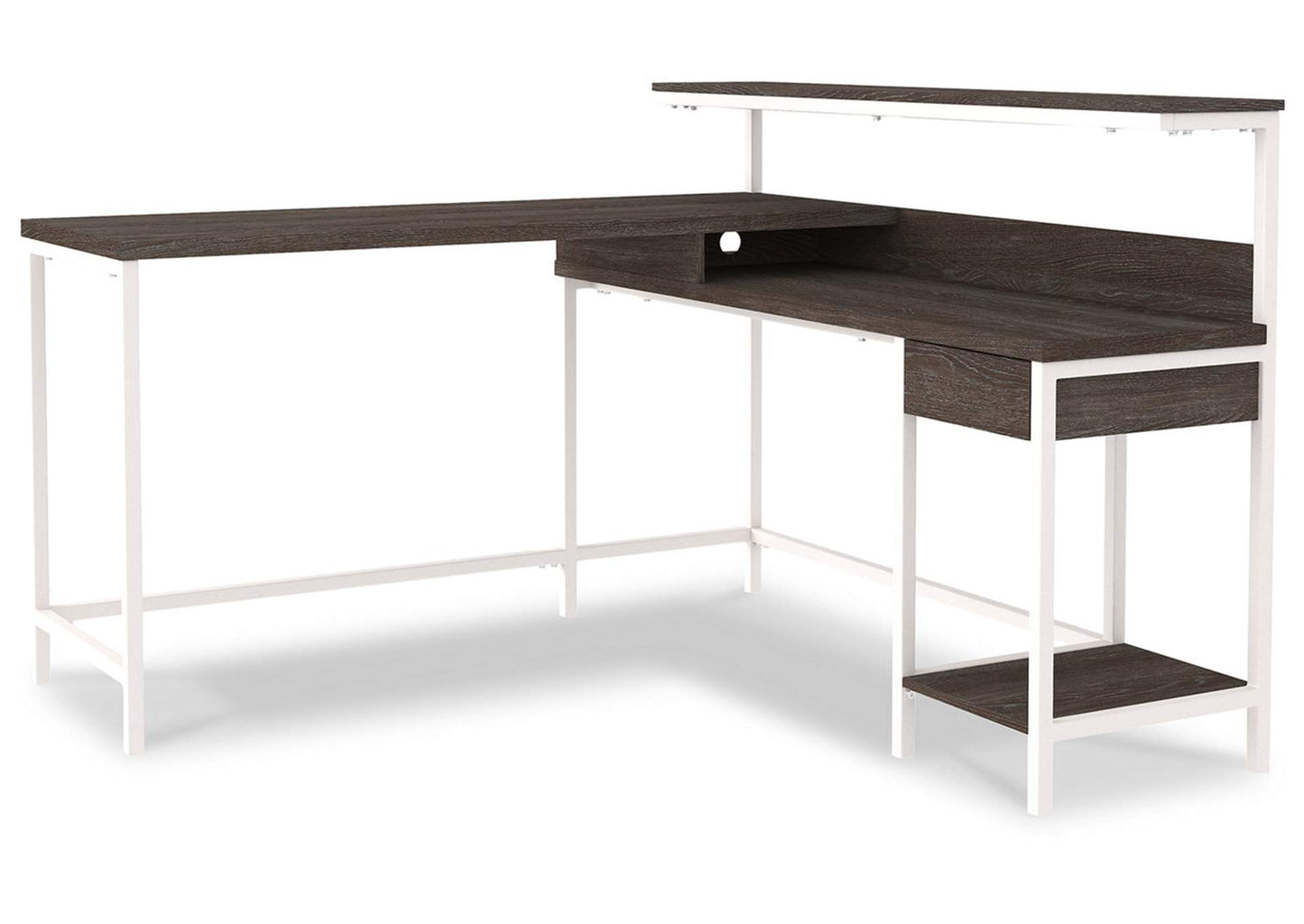 Dorrinson Home Office L-Desk with Storage