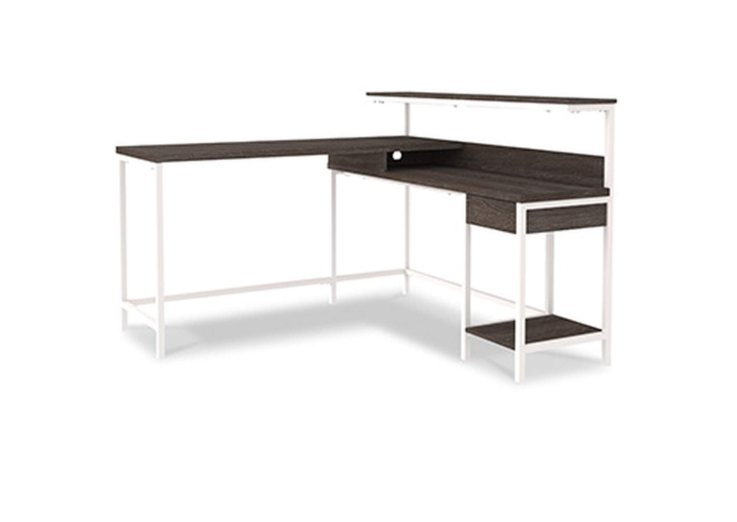 Dorrinson Home Office L-Desk with Storage