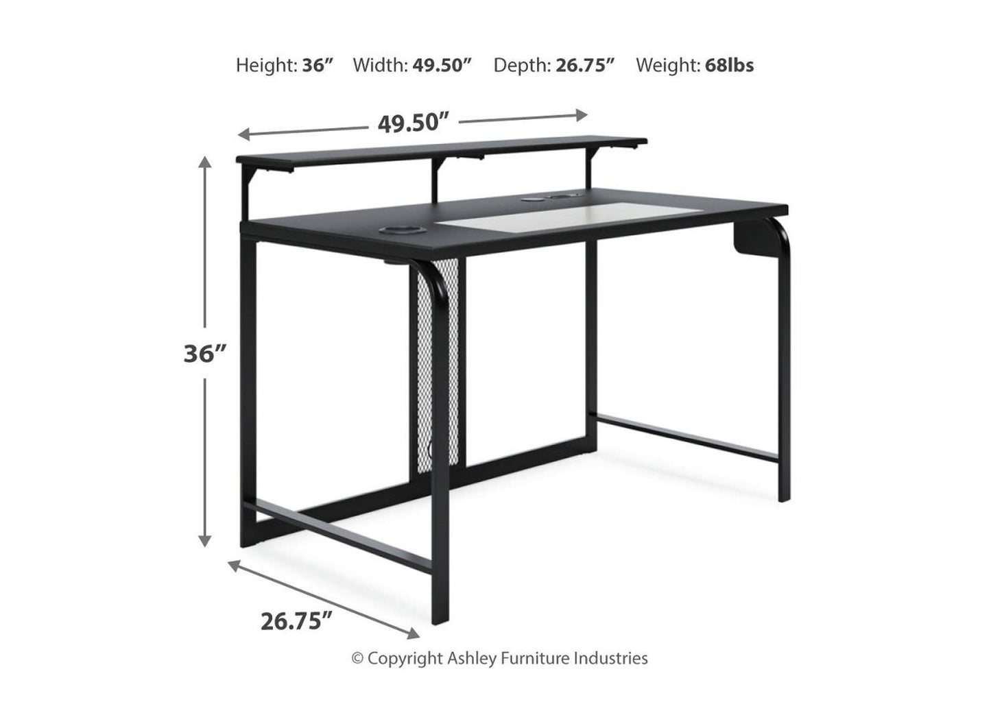 Lynxtyn 48" Home Office Desk