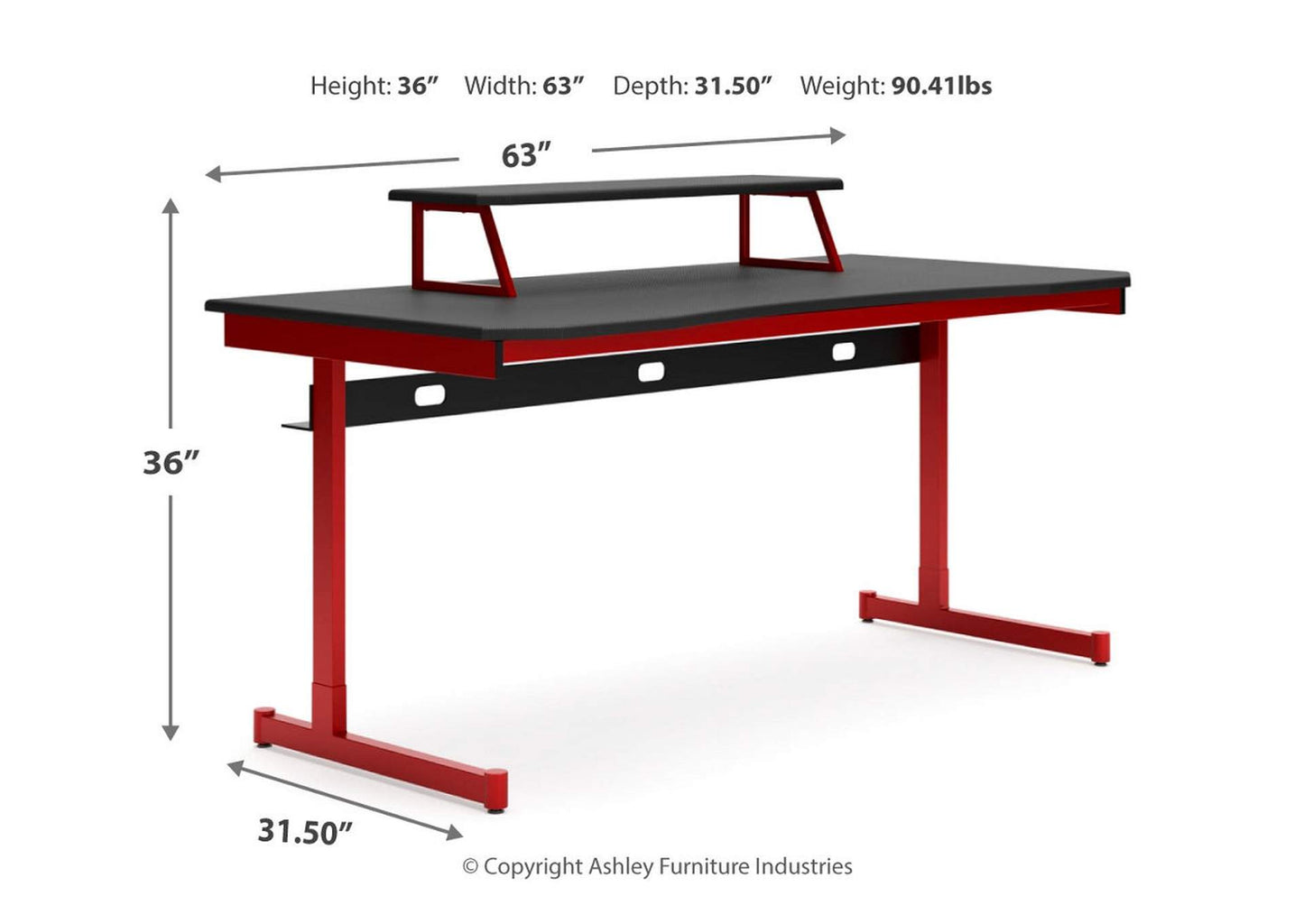 Lynxtyn Home Office Desk