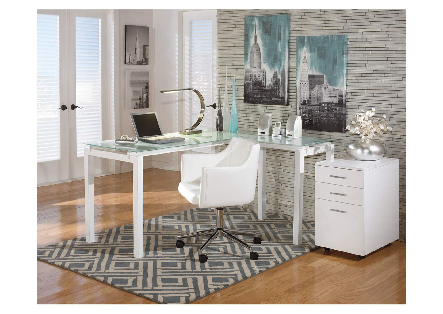 Baraga Home Office L-Desk