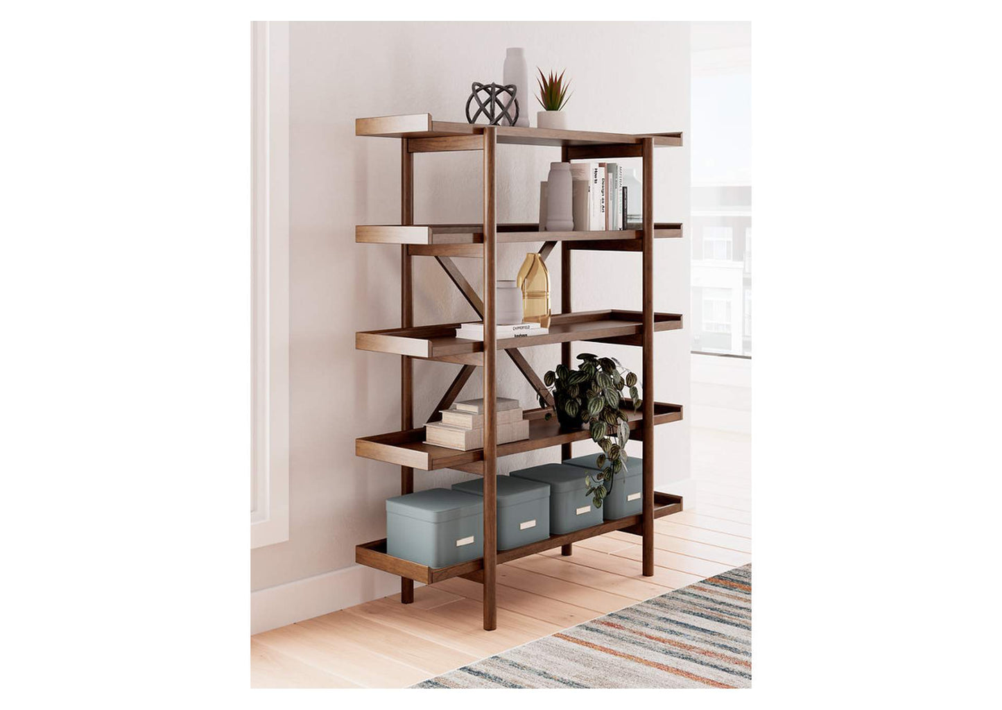 Lyncott 70" Bookcase