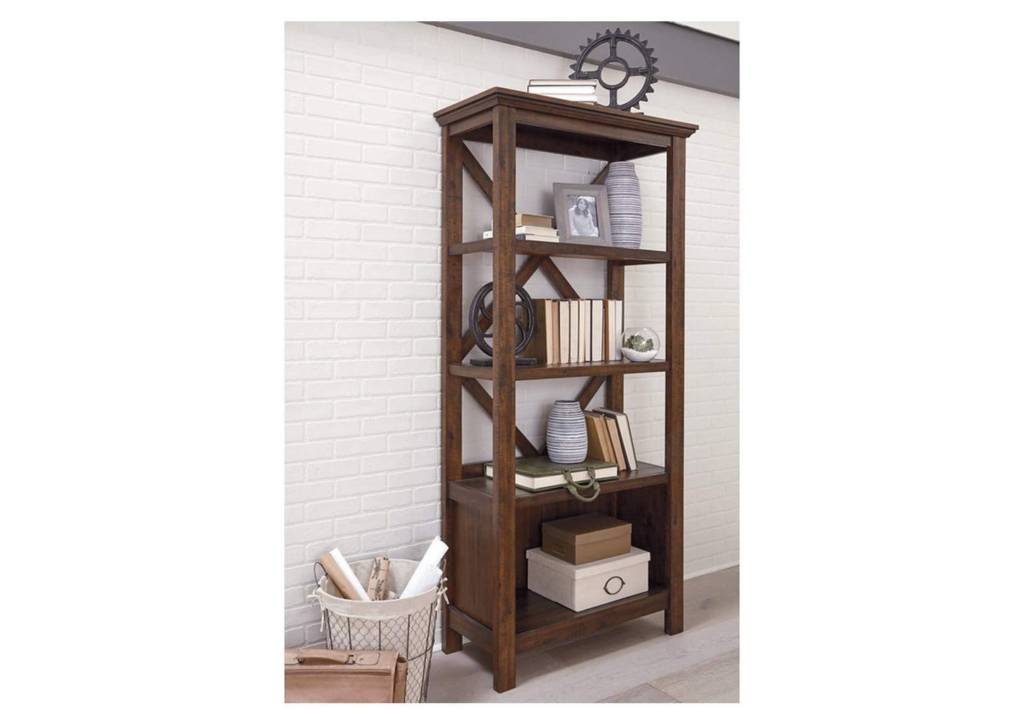 Baldridge 75" Bookcase