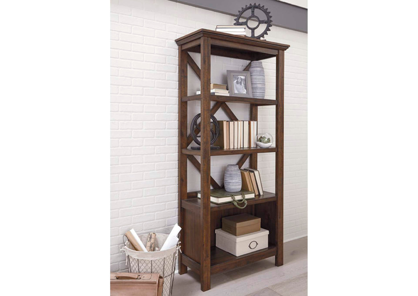 Baldridge 75" Bookcase