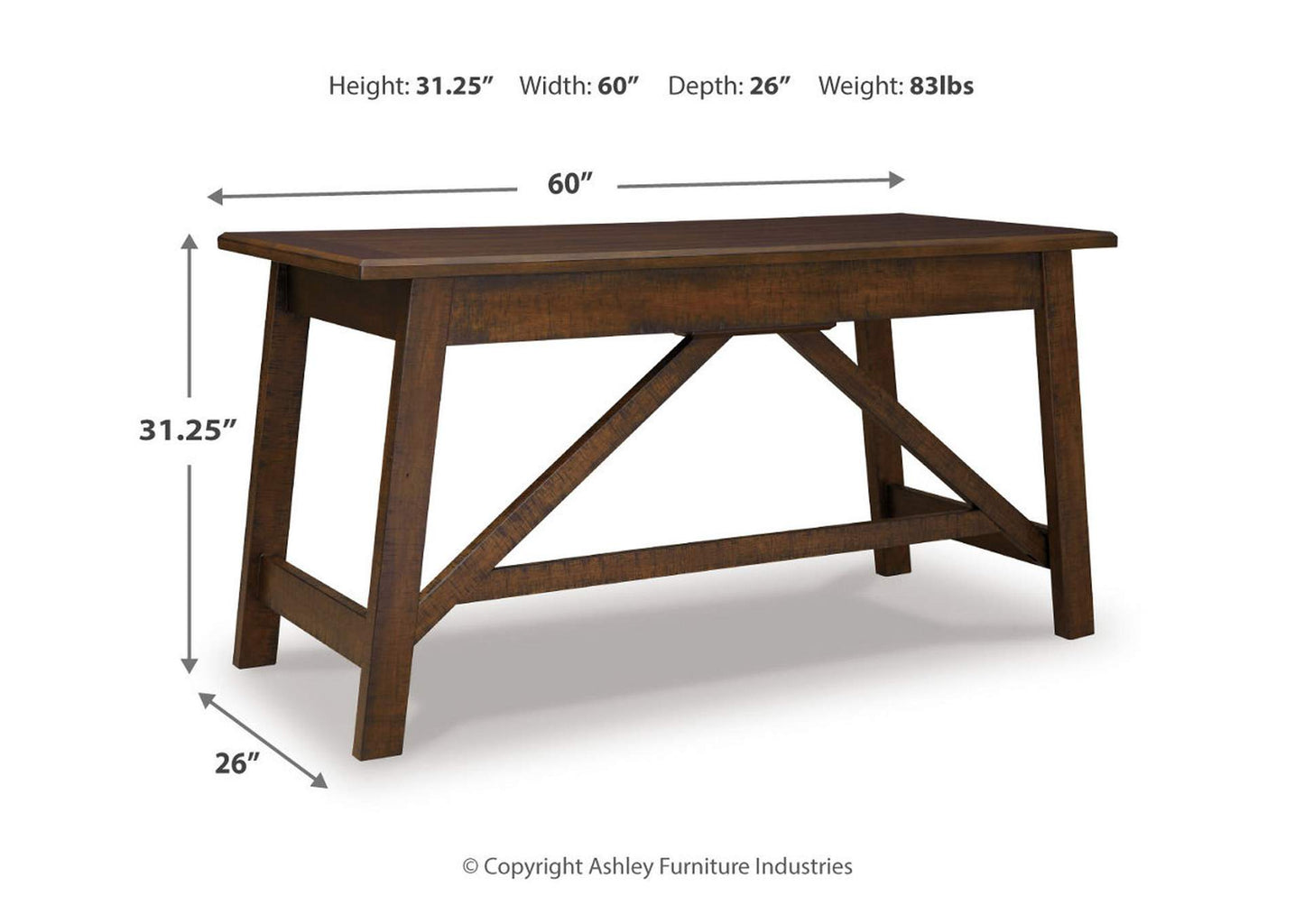 Baldridge Home Office Desk