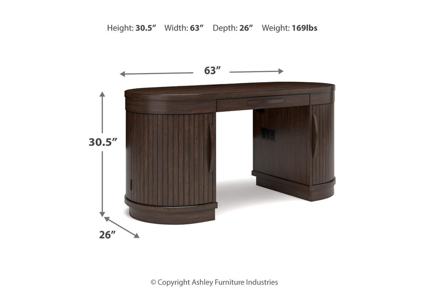 Korestone 63" Home Office Desk