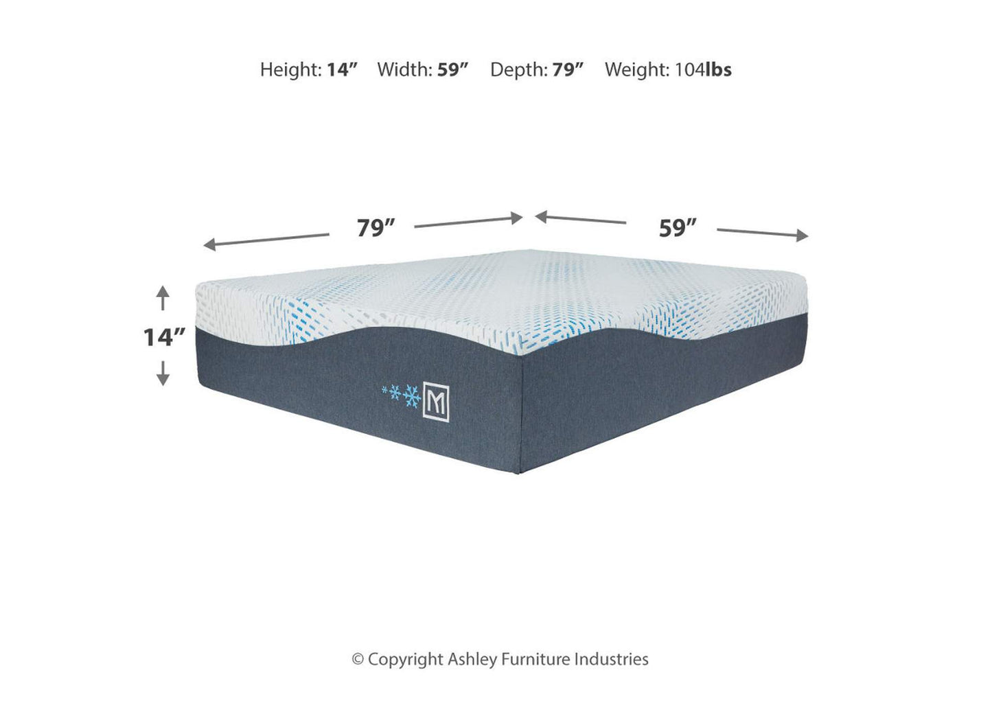 Millennium Cushion Firm Gel Memory Foam Hybrid Queen Mattress