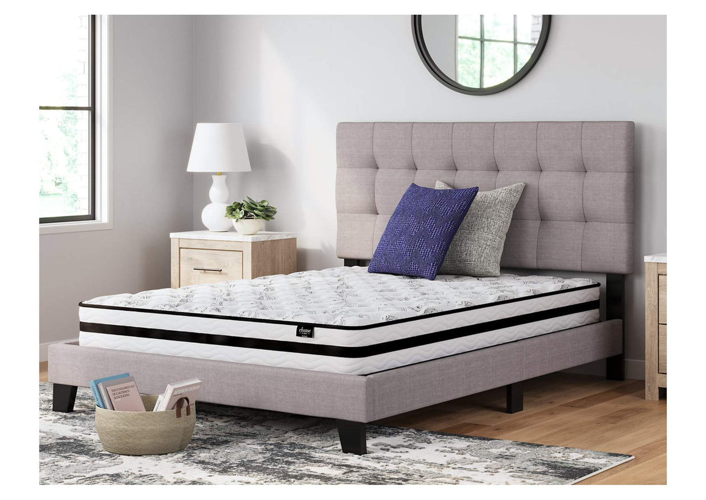 8 Inch Chime Innerspring Queen Mattress in a Box