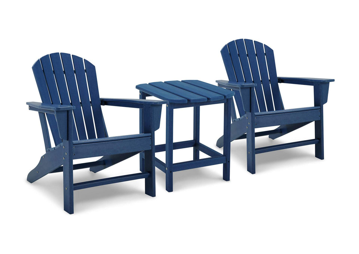 Sundown Treasure 3 Piece Adirondack Chair & Fire Pit Set