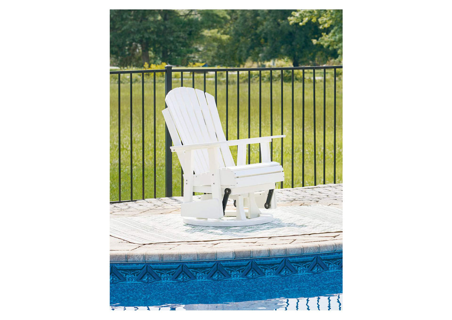 Hyland wave Outdoor Swivel Glider Chair