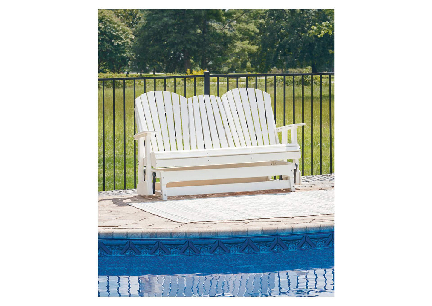 Hyland wave Outdoor Glider Loveseat