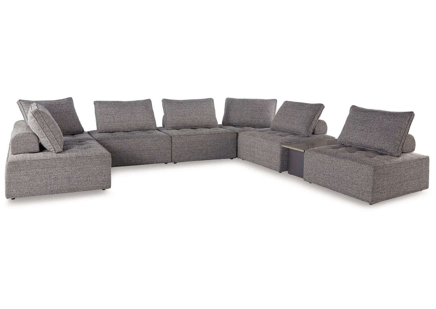 Bree Zee 8-Piece Outdoor Sectional with Lounge Chair