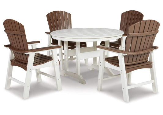 Genesis Bay Outdoor Dining Table and 4 Chairs